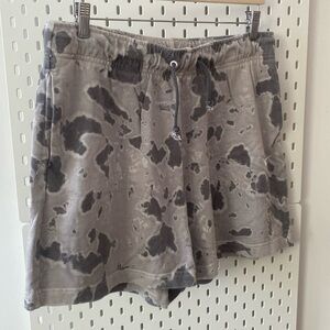 Grey Tie-Dye Pattern Nike Athletic Shorts